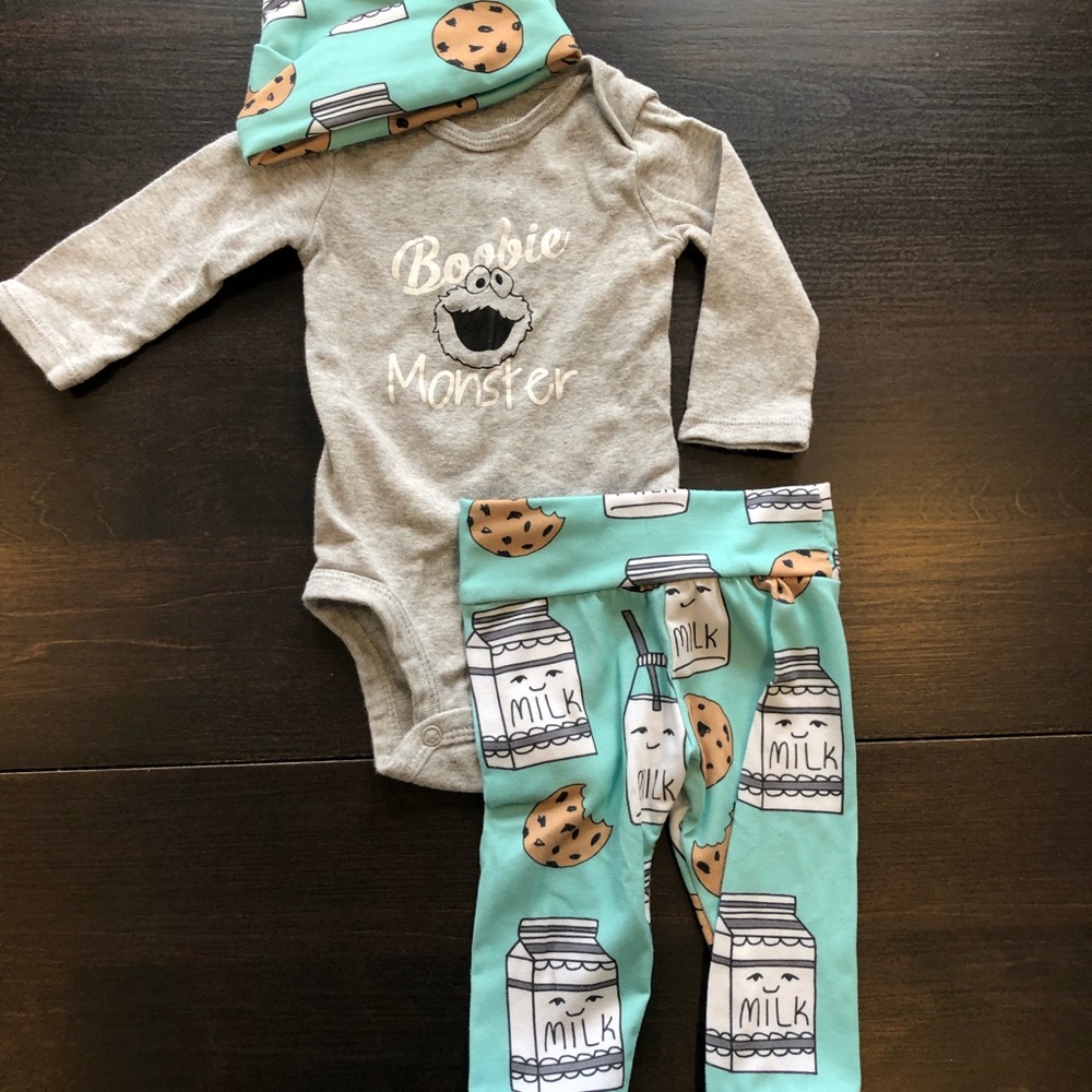 Boobie Monster 3 piece set